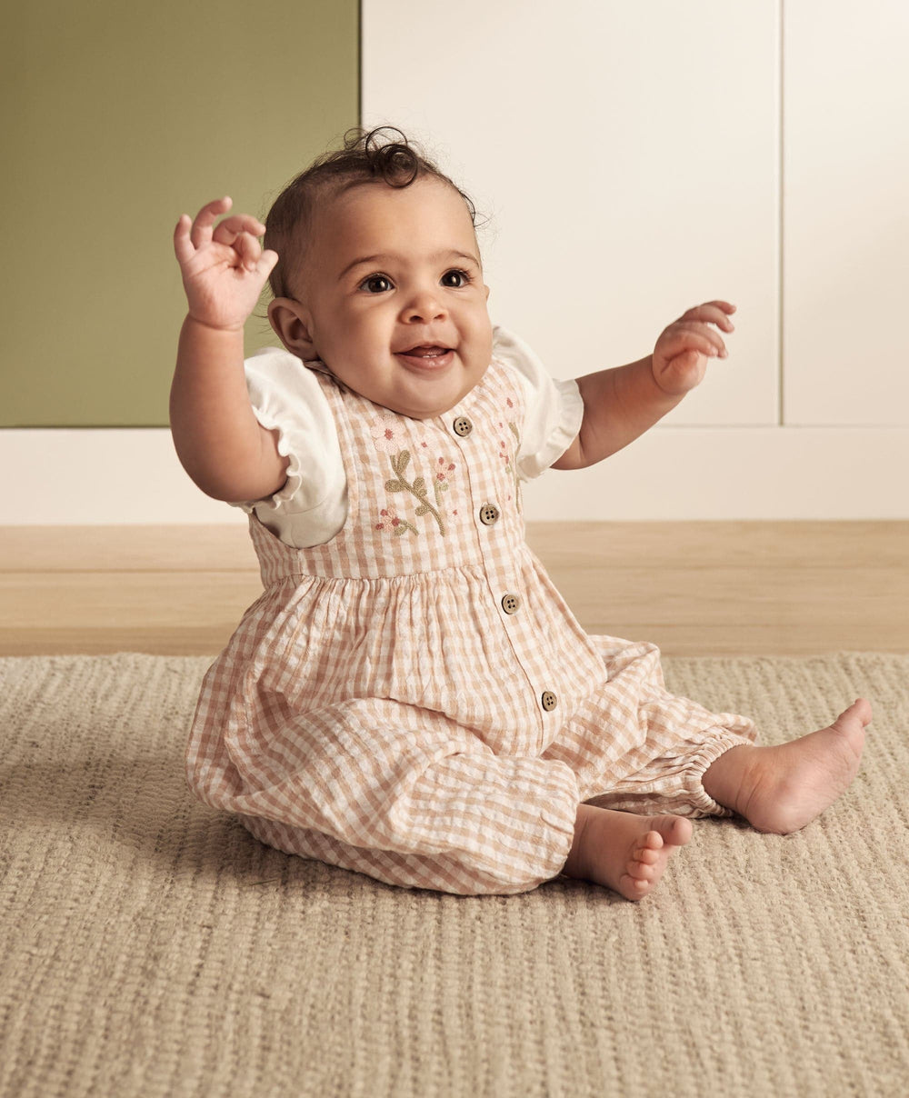 Mamas &amp; Papas Outfits &amp; Sets Gingham Dungarees