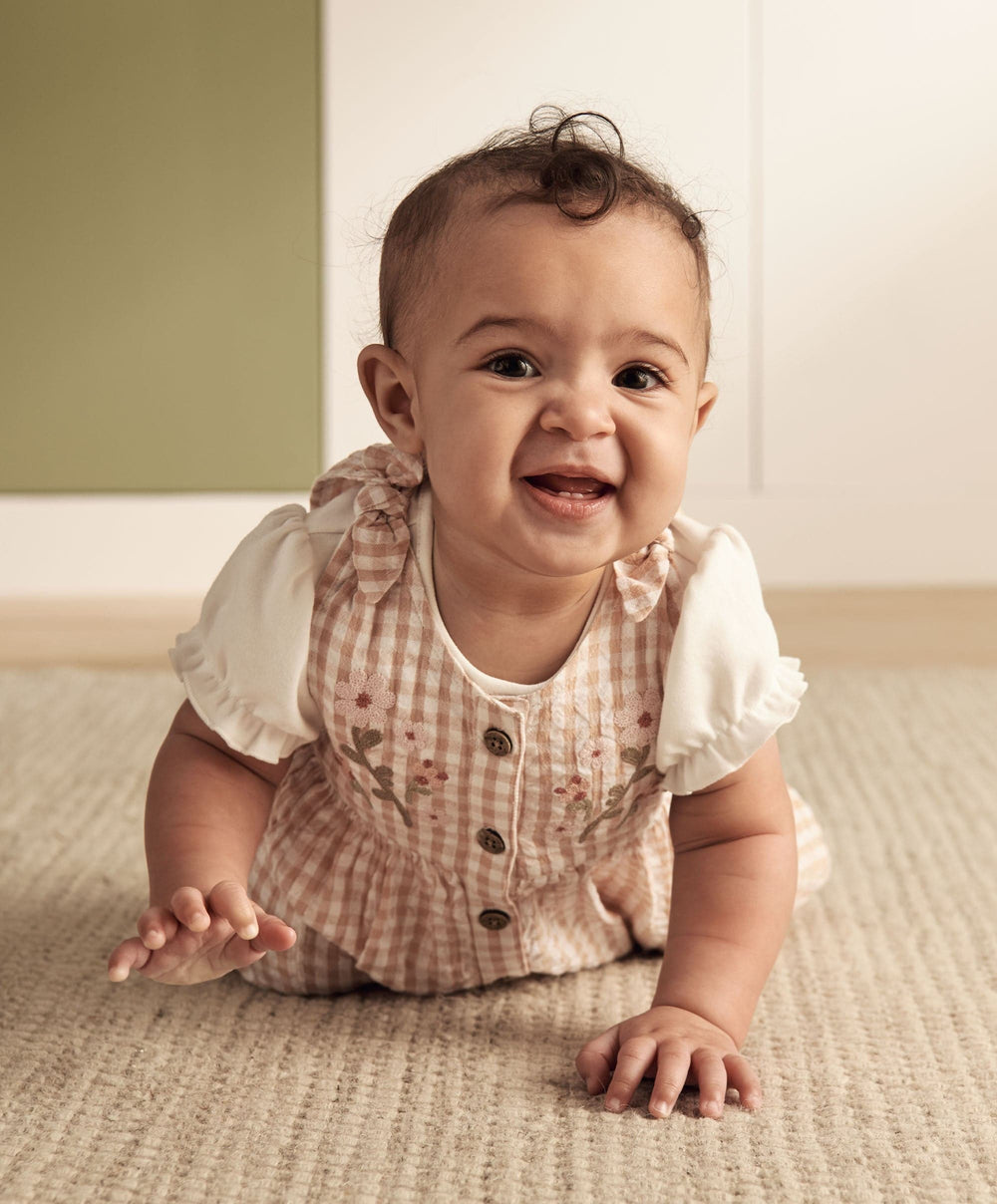 Mamas &amp; Papas Outfits &amp; Sets Gingham Dungarees