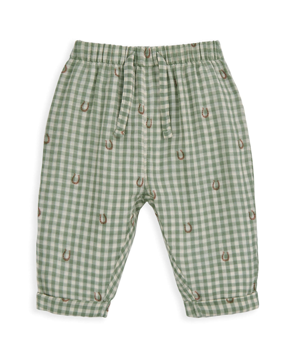 Mamas &amp; Papas Outfits &amp; Sets Gingham Jacket, Trousers &amp; Bodysuit Set