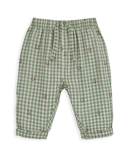 Mamas & Papas Outfits & Sets Gingham Jacket, Trousers & Bodysuit Set