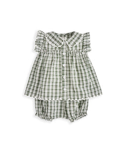 Mamas & Papas Outfits & Sets Gingham Print Outfit Set