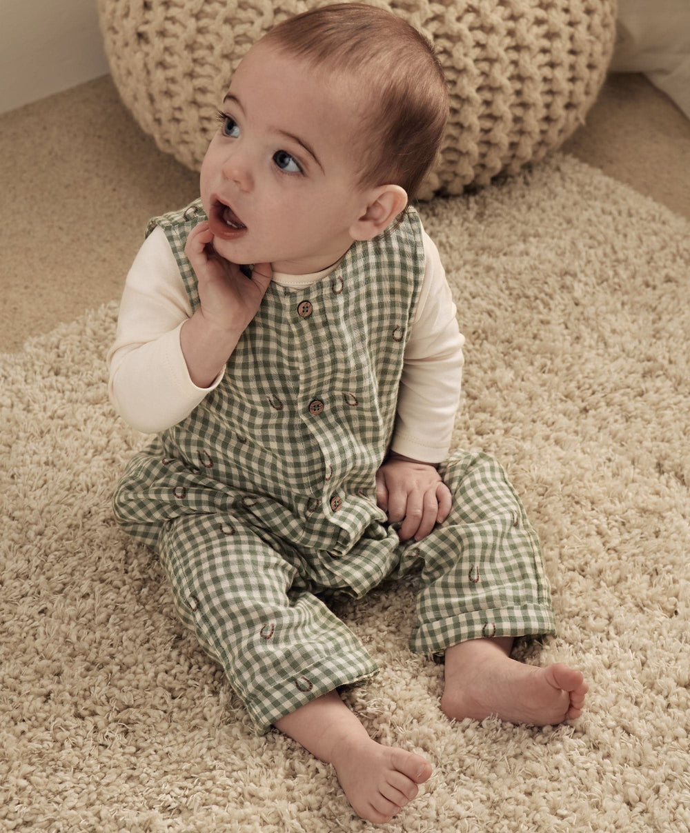 Mamas &amp; Papas Outfits &amp; Sets Gingham Romper &amp; Bodysuit