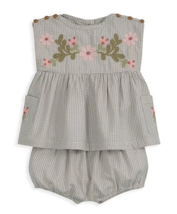 Mamas & Papas Outfits & Sets Gingham Top & Shorts Outfit Set