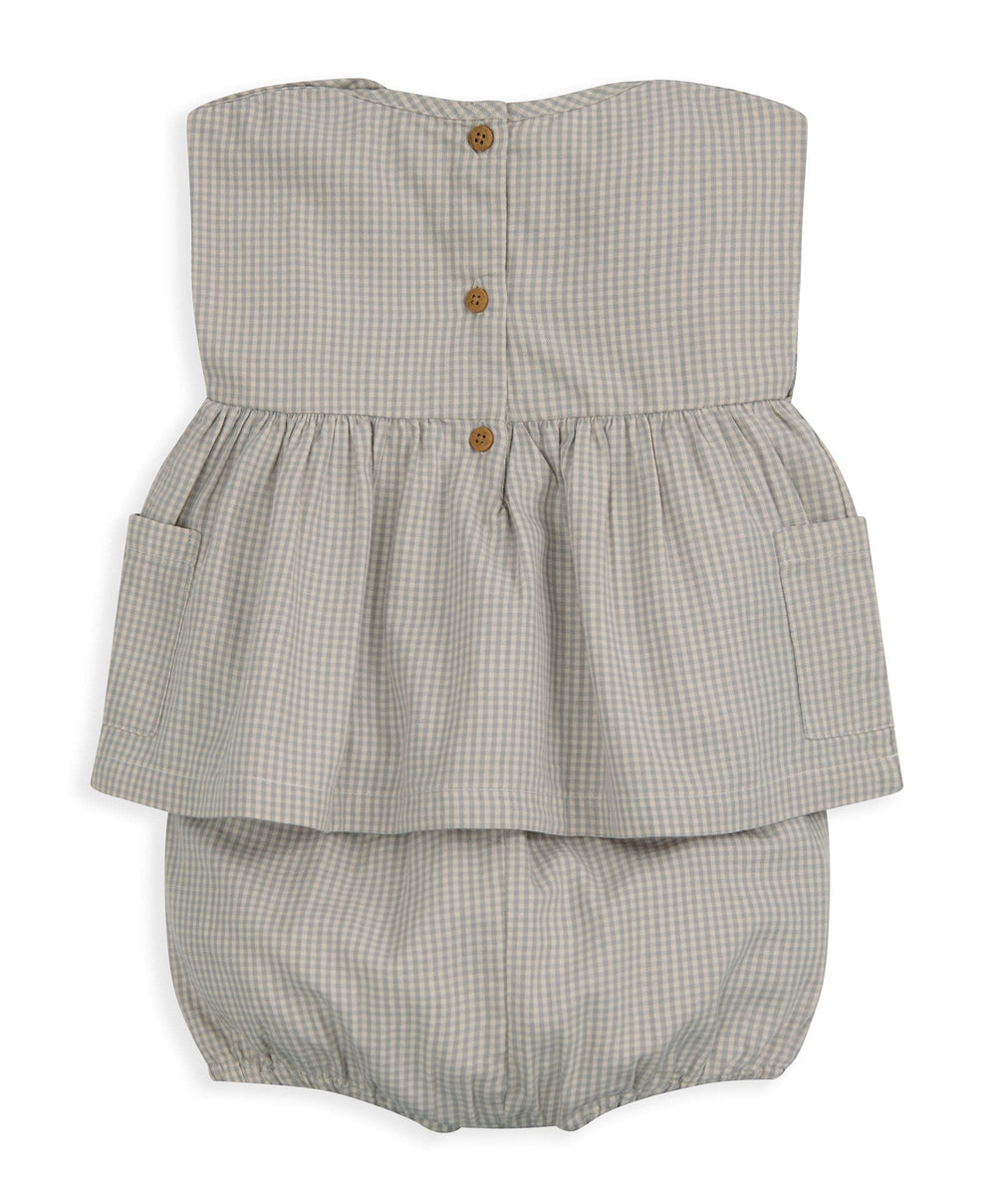 Mamas &amp; Papas Outfits &amp; Sets Gingham Top &amp; Shorts Outfit Set