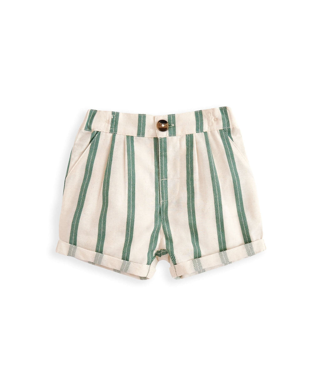 Mamas &amp; Papas Outfits &amp; Sets Green Shirt &amp; Shorts Outfit Set