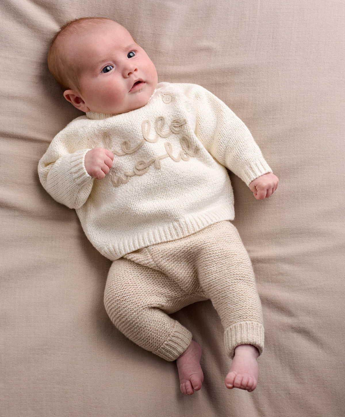 Mamas & Papas Outfits & Sets Hello World Knit Set (2 Piece)