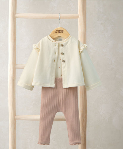 Mamas & Papas Outfits & Sets Jersey Jacket, Leggings & Daisy Bodysuit