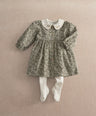 Mamas & Papas Outfits & Sets Leaf Print Dress & Tights Set