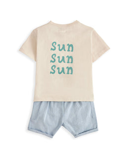 Mamas & Papas Outfits & Sets Lobster T-Shirt & Shorts Outfit Set