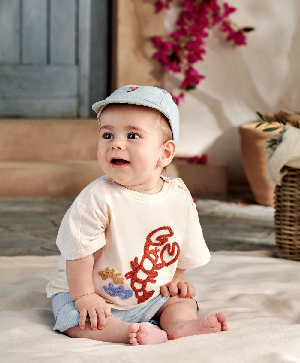 Mamas &amp; Papas Outfits &amp; Sets Lobster T-Shirt &amp; Shorts Outfit Set