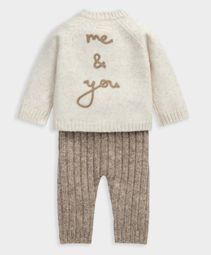 Mamas & Papas Outfits & Sets Me & You Bear Cardigan & Leggings Outfit Set