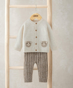 Mamas & Papas Outfits & Sets Me & You Bear Cardigan & Leggings Outfit Set
