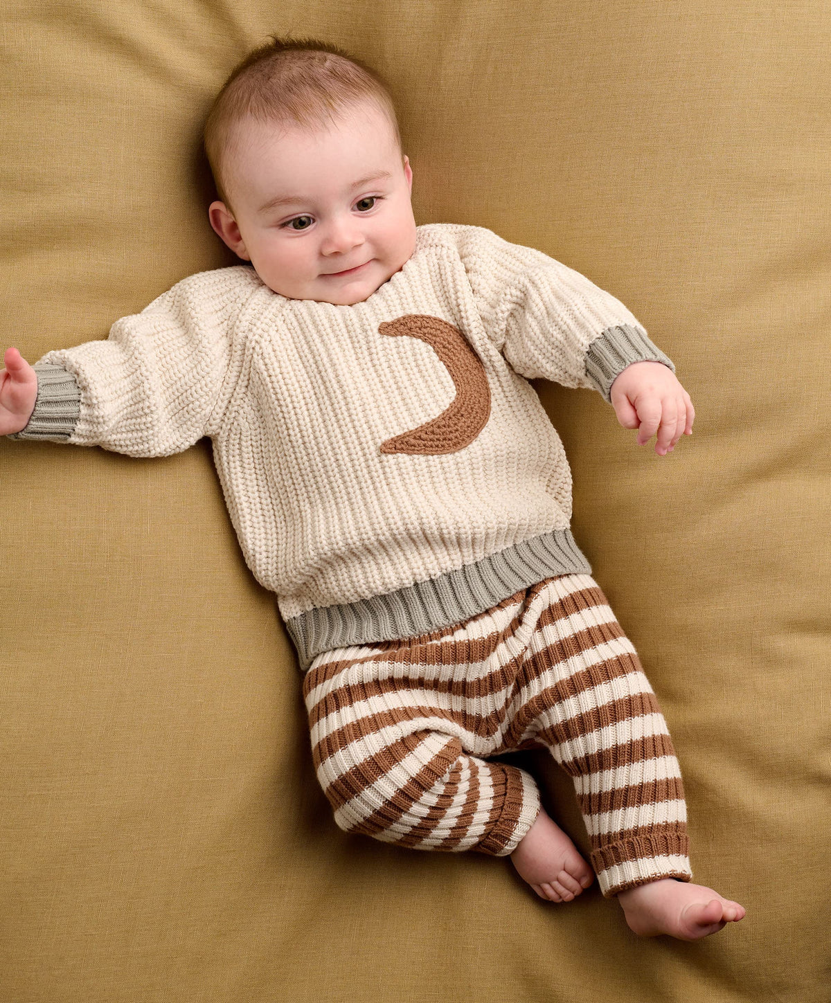 Mamas & Papas Outfits & Sets Moon Knit Set (2 Pieces)