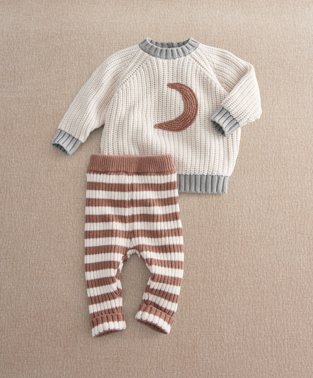 Mamas &amp; Papas Outfits &amp; Sets Moon Knit Set (2 Pieces)