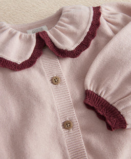 Mamas & Papas Outfits & Sets Pink Embroidered Knit Set (2 Pieces)