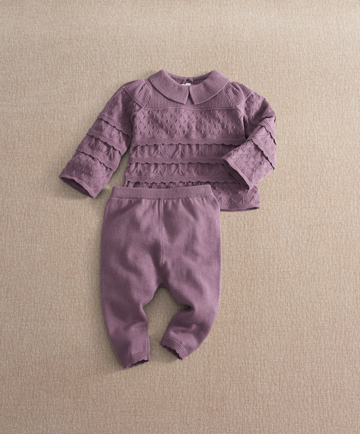 Mamas & Papas Outfits & Sets Plum Knit Set
