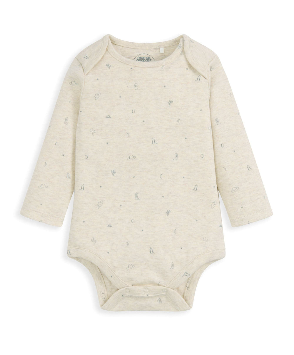 Mamas &amp; Papas Outfits &amp; Sets Quilted Dungarees &amp; Oatmeal Bodysuit