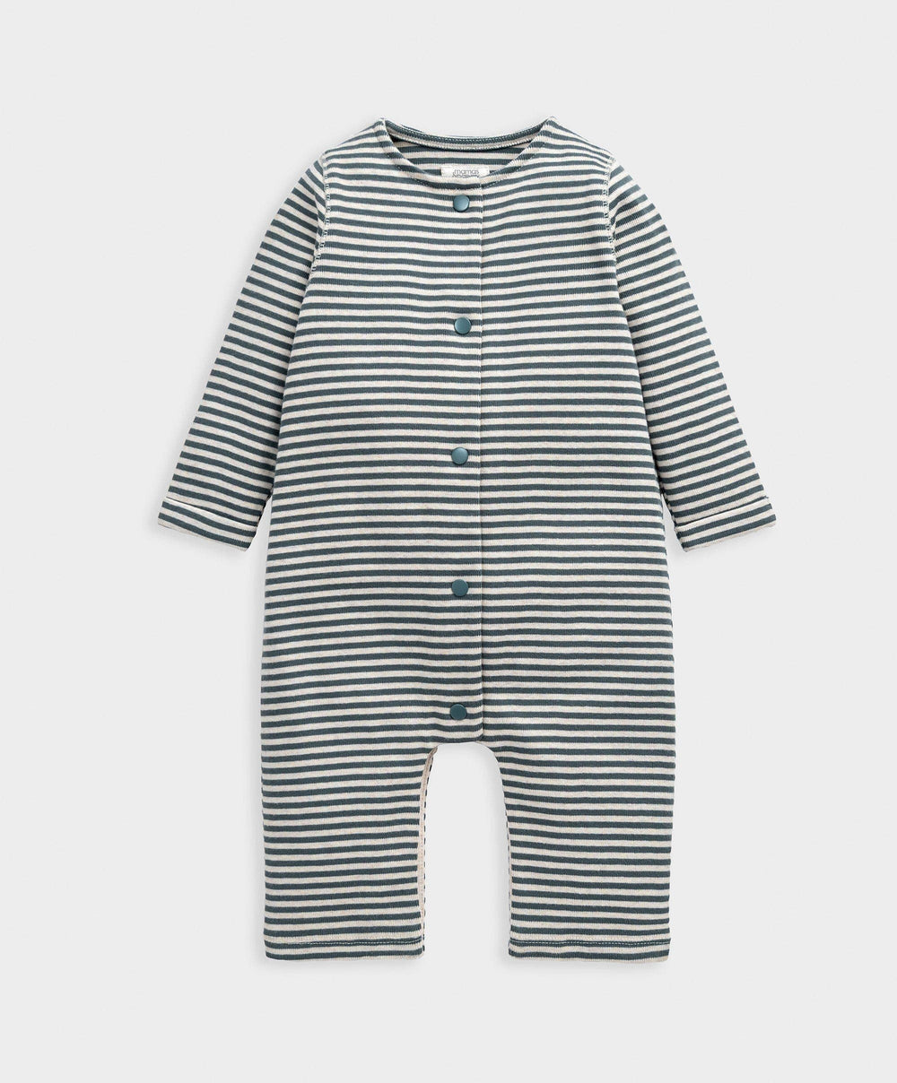 Mamas &amp; Papas Outfits &amp; Sets Quilted Gilet &amp; Striped Romper