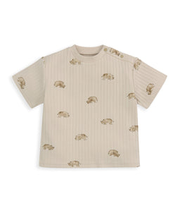 Mamas & Papas Outfits & Sets Rhino Ribbed T-Shirt & Trousers Outfit Set