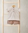 Mamas & Papas Outfits & Sets Rust Shirt & Shorts Outfit Set