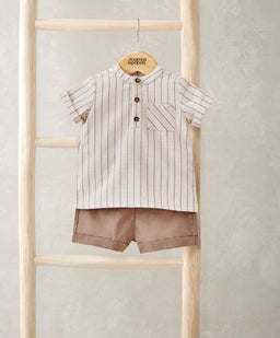 Mamas & Papas Outfits & Sets Rust Shirt & Shorts Outfit Set