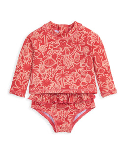 Mamas & Papas Outfits & Sets Seahorse Long Sleeve Swim Top & Bottoms