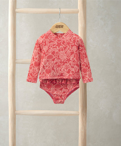 Mamas & Papas Outfits & Sets Seahorse Long Sleeve Swim Top & Bottoms