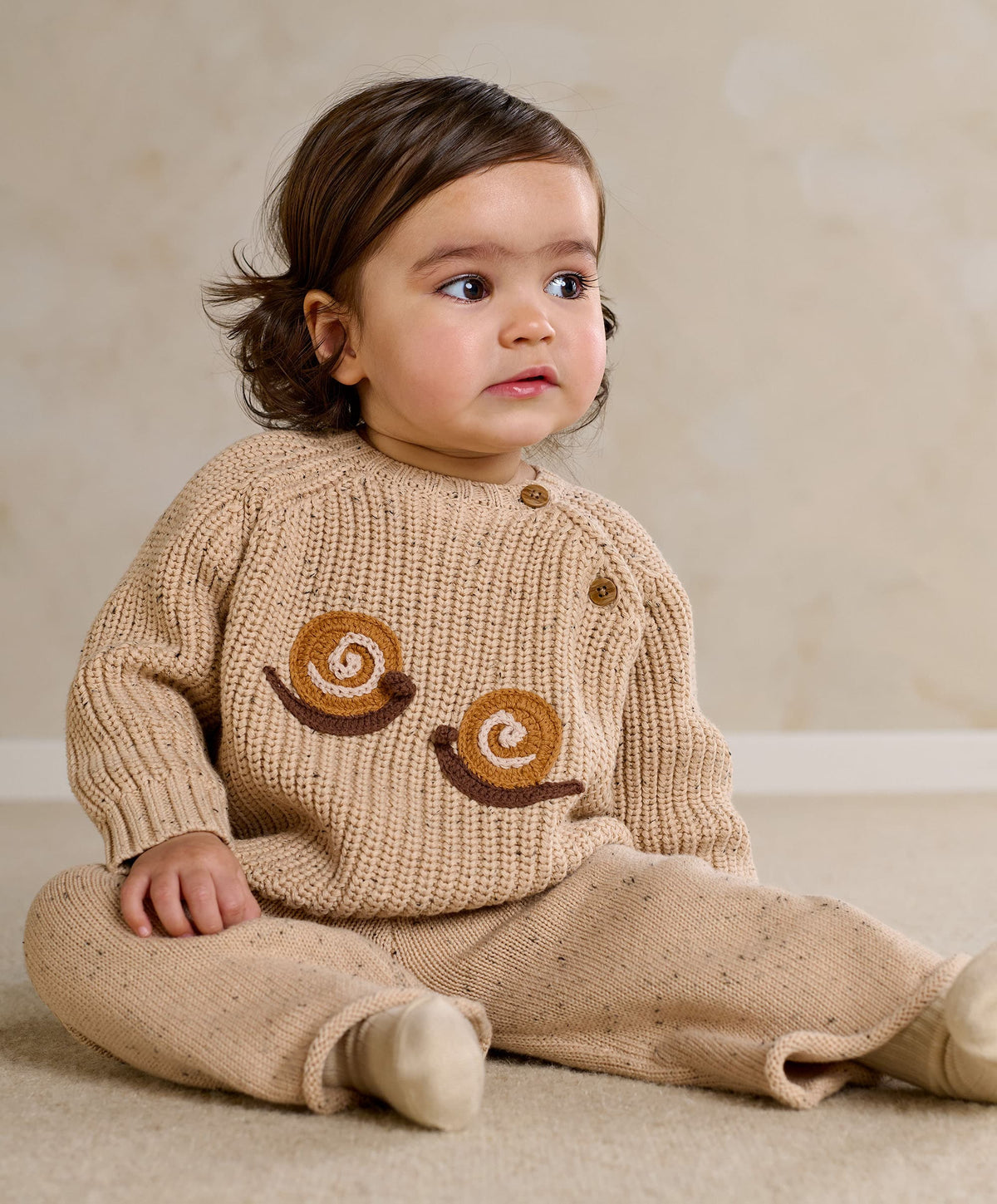 Mamas & Papas Outfits & Sets Snail Knitted Set (2 Pieces)