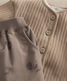 Mamas & Papas Outfits & Sets Snail Quilted Jacket & Joggers Set