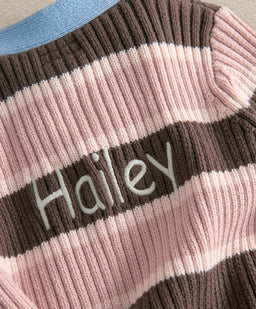 Mamas & Papas Outfits & Sets Stripe Cardigan & Knitted Wide Leg Trousers