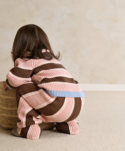Mamas & Papas Outfits & Sets Stripe Cardigan & Knitted Wide Leg Trousers