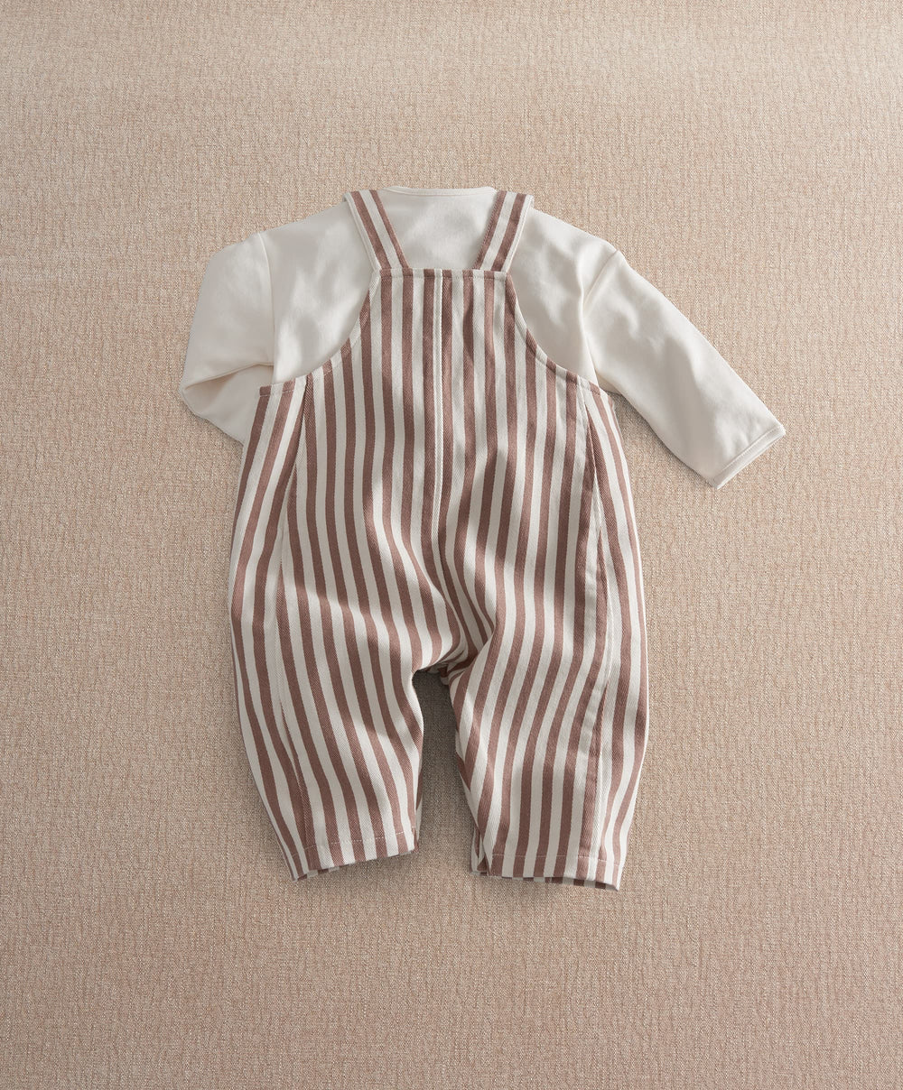 Mamas &amp; Papas Outfits &amp; Sets Stripe Dungaree Set (2 Piece)