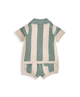 Mamas & Papas Outfits & Sets Stripe Knit Resort Set
