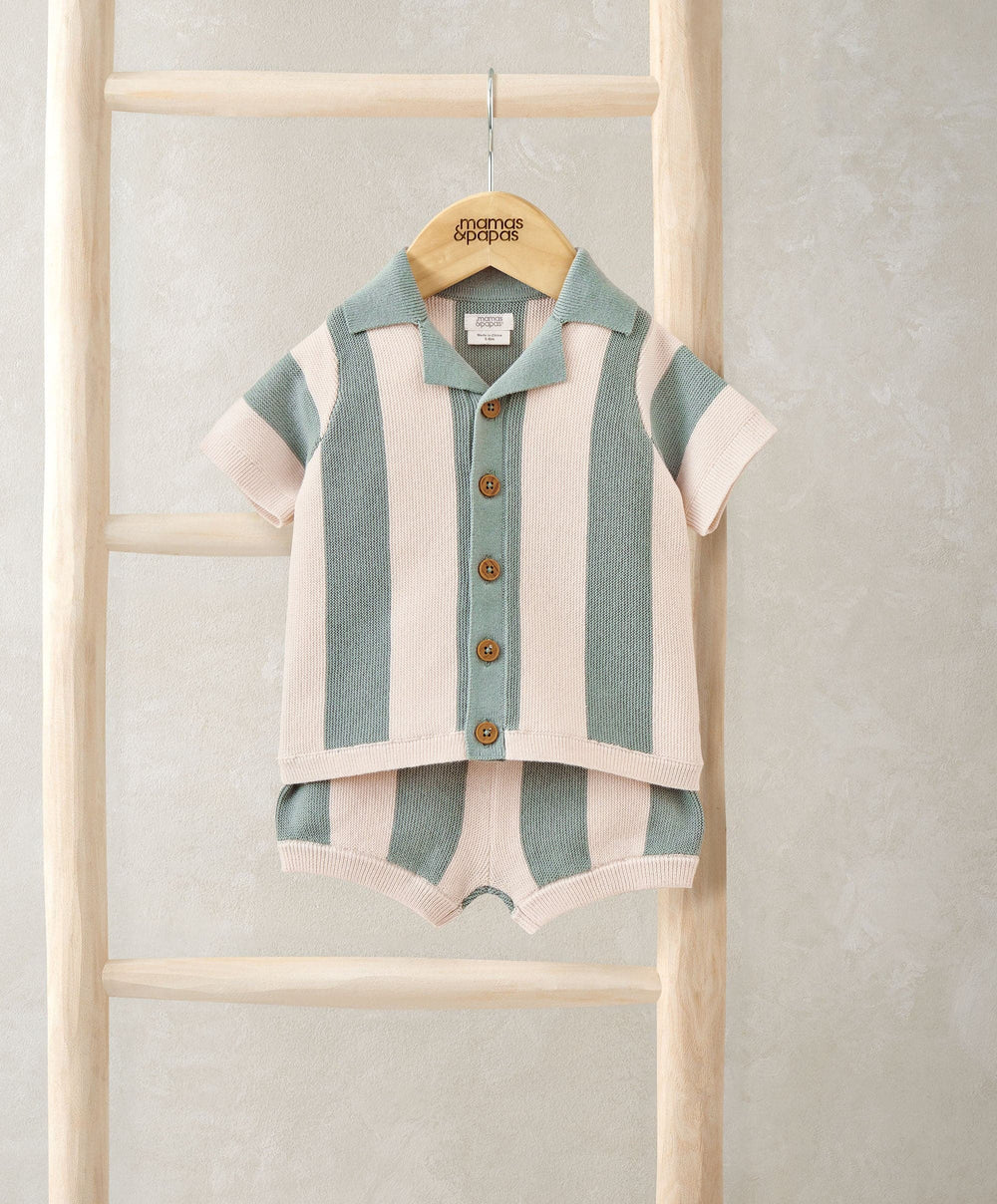 Mamas &amp; Papas Outfits &amp; Sets Stripe Knit Resort Set