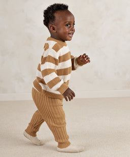 Mamas & Papas Outfits & Sets Stripe Knitted Jumper & Leggings Set