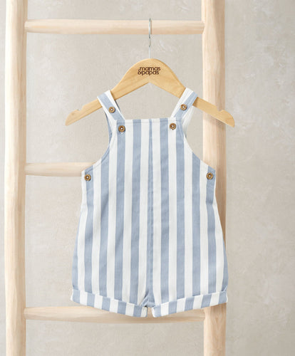 Mamas & Papas Outfits & Sets Striped Dungarees