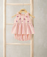 Mamas & Papas Outfits & Sets Striped Pink Peplum Top Set