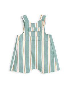 Mamas & Papas Outfits & Sets Striped Short Dungarees & T-shirt