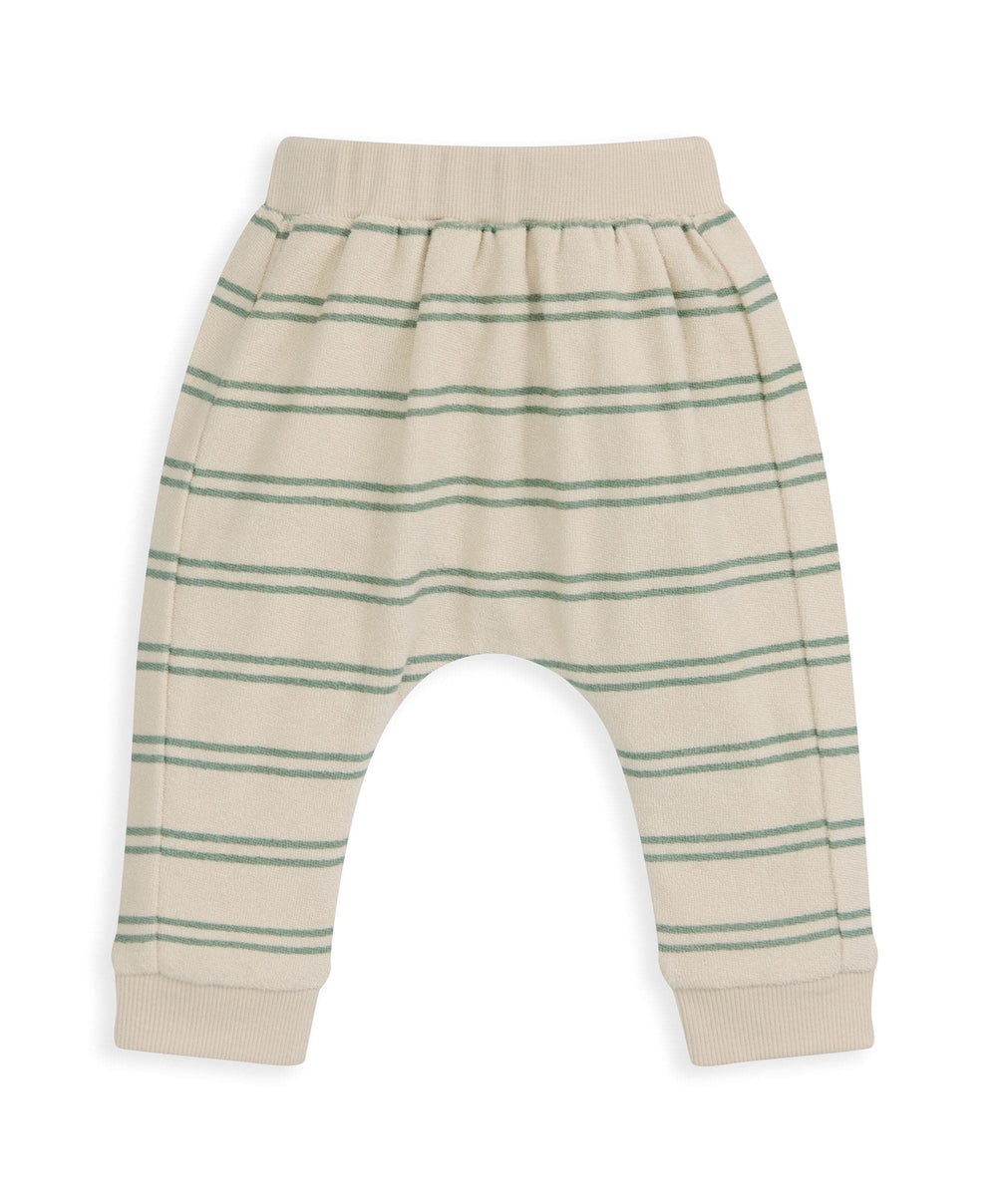 Mamas &amp; Papas Outfits &amp; Sets Stripped Terry Towelling T-Shirt &amp; Joggers Set