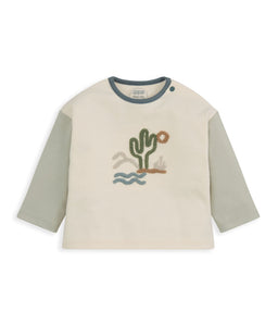Mamas & Papas Outfits & Sets Sunshine T-Shirt & Stripped Trousers