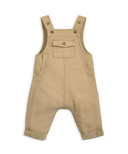 Mamas & Papas Outfits & Sets Taupe Dungarees & Top Set (2 Pieces)