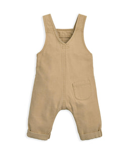 Mamas & Papas Outfits & Sets Taupe Dungarees & Top Set (2 Pieces)