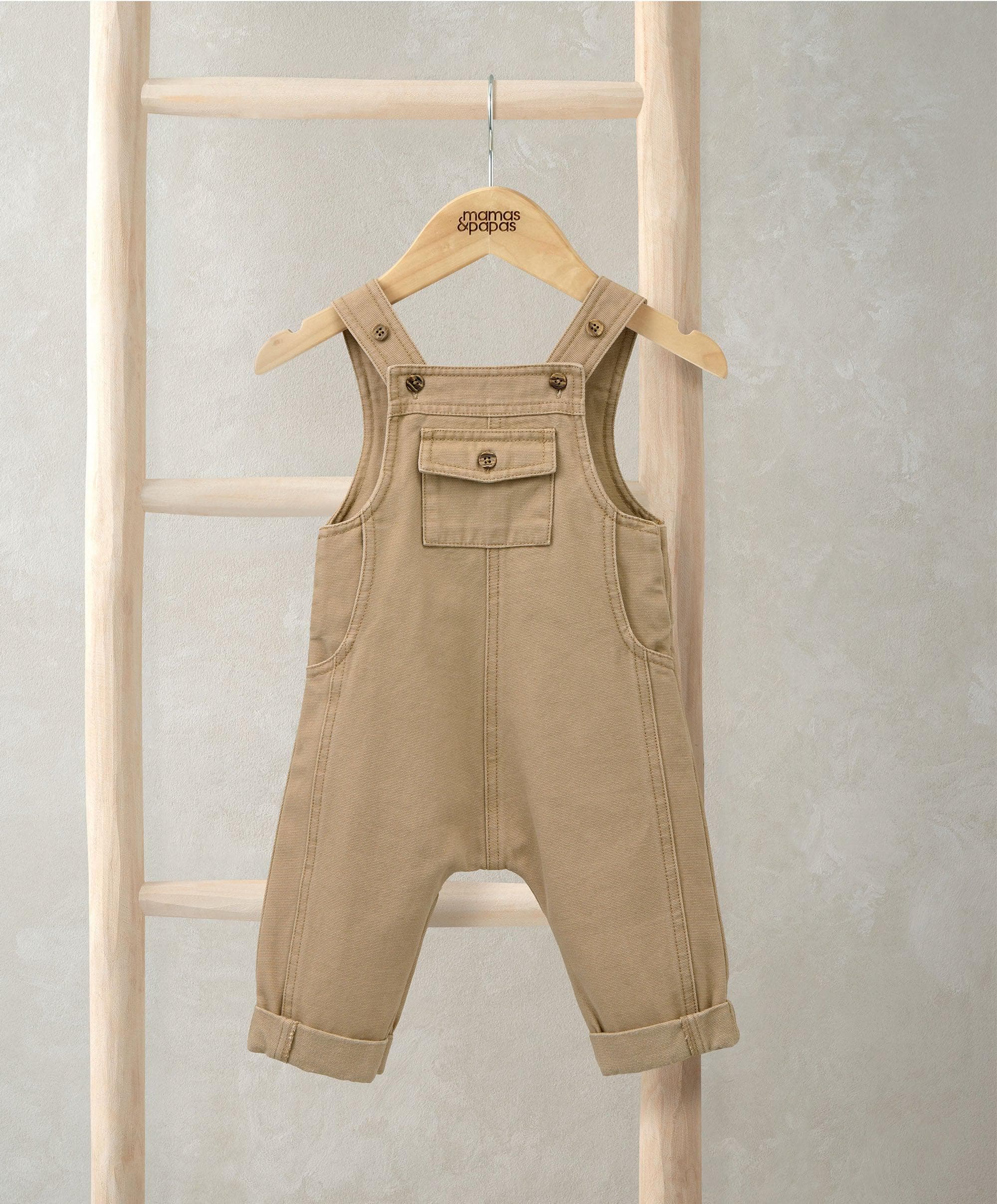 Taupe Dungarees – Mamas & Papas UK