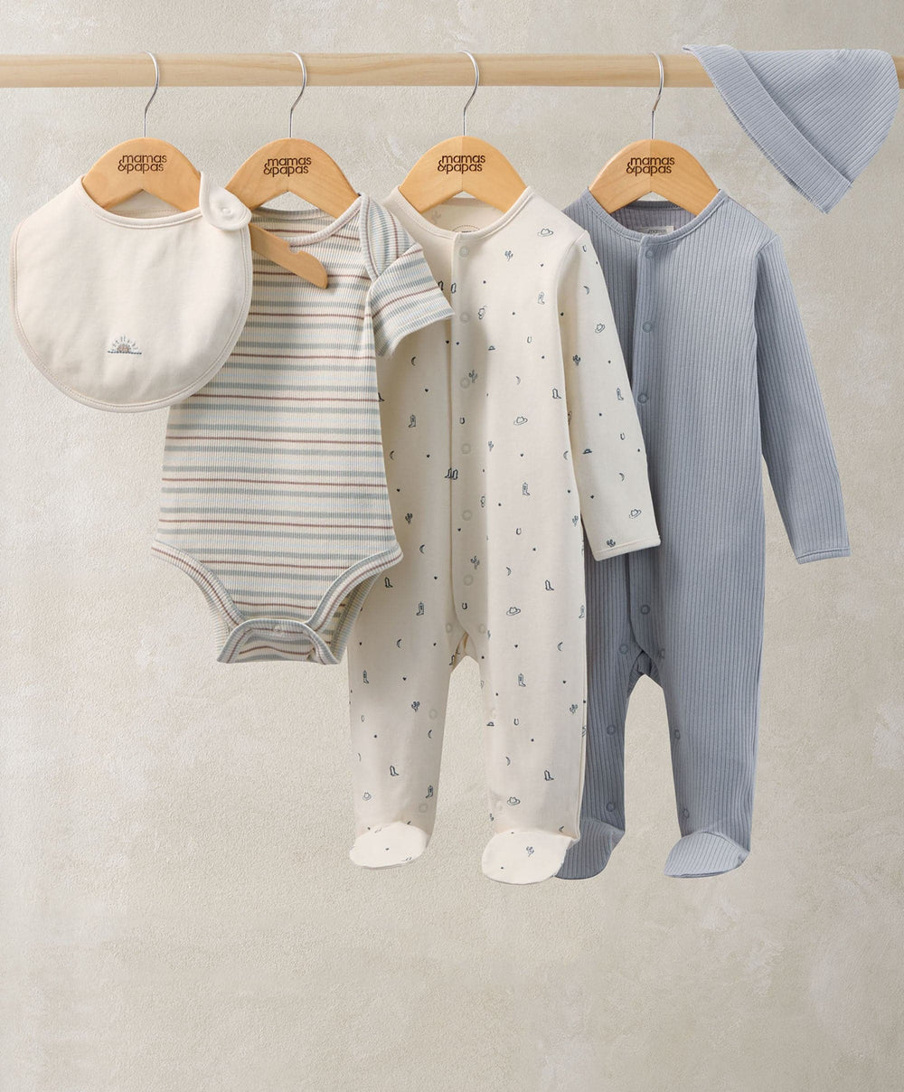 Mamas &amp; Papas Outfits &amp; Sets Welcome to the World 5 Piece Baby Clothes Set