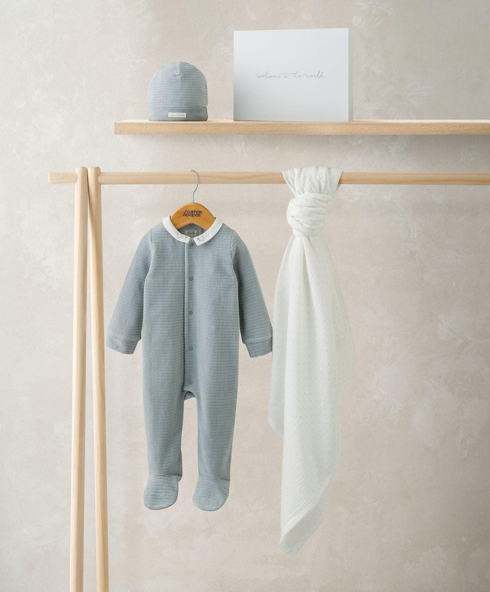 Mamas &amp; Papas Outfits &amp; Sets Welcome to the World Baby Boy (3 Piece) Gift Set