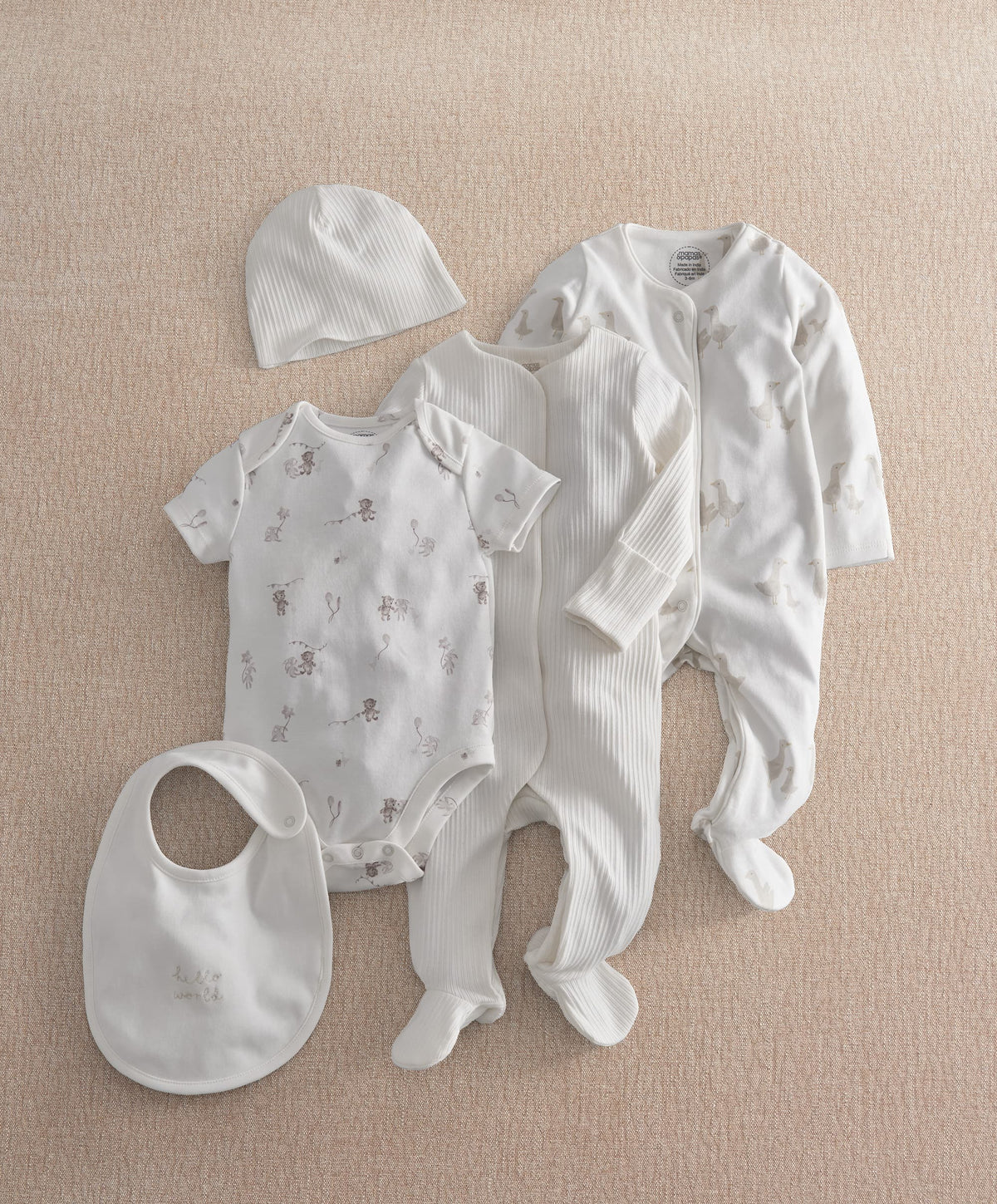 Mamas & Papas Outfits & Sets Welcome To The World Duck All In One Set (5 Pieces)