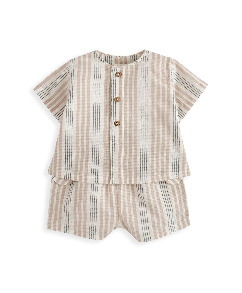 Mamas &amp; Papas Outfits &amp; Sets Woven Top &amp; Shorts Outfit Set