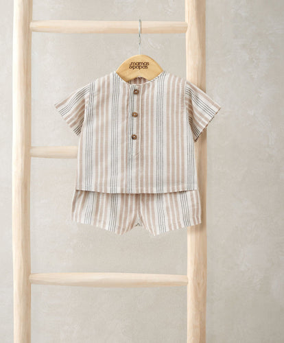 Mamas & Papas Outfits & Sets Woven Top & Shorts Outfit Set