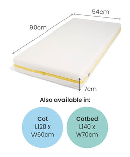 Mamas & Papas Petite Cot Mattress Essential Airflow Fibre Petite Cot Mattress