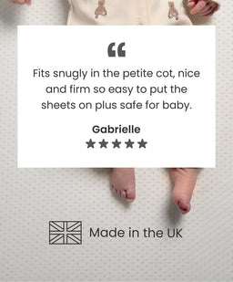 Mamas & Papas Petite Cot Mattress Essential Pocket Spring Petite Cot Mattress